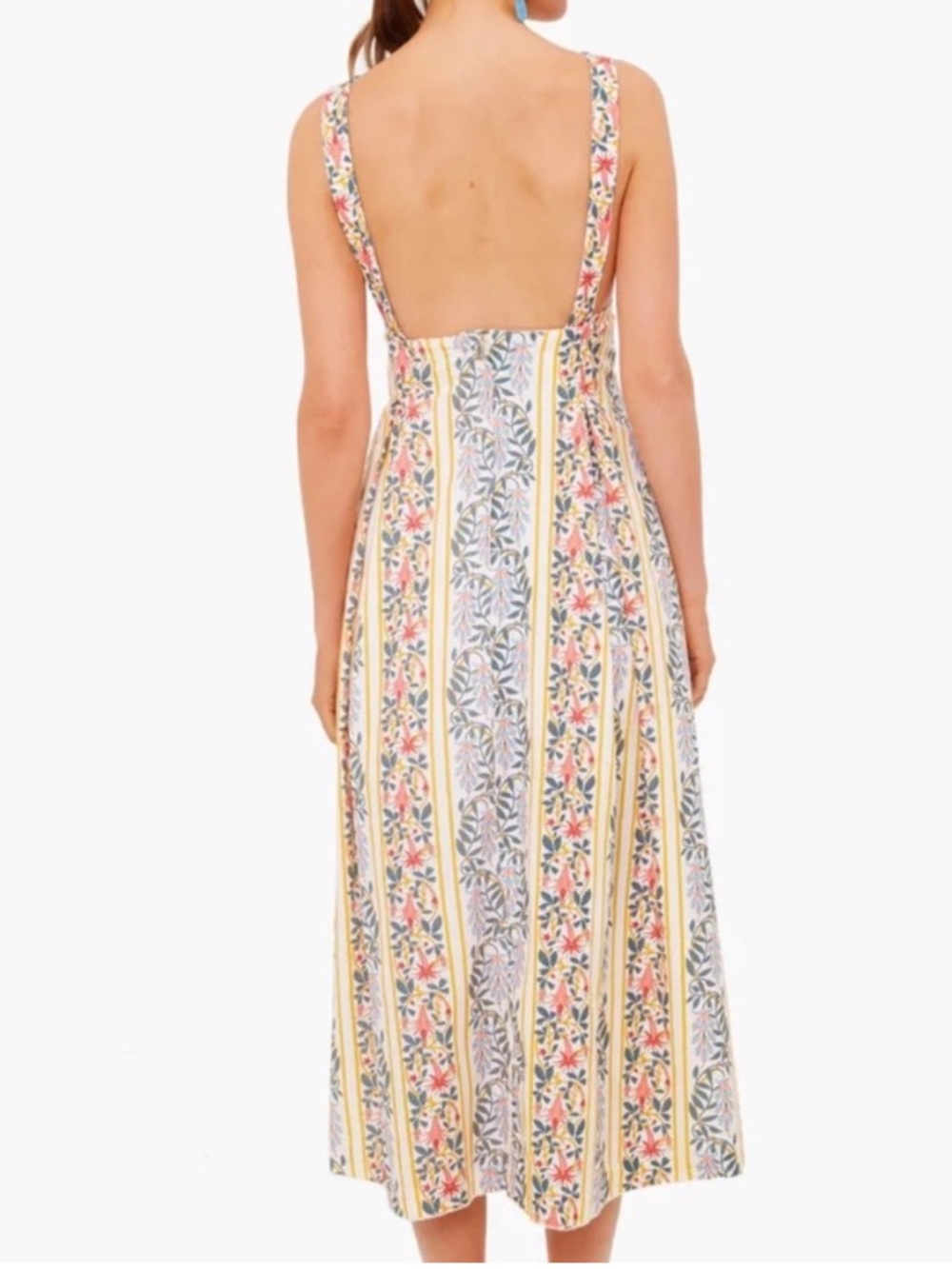 Agua by Agua Bendita Hortensia Lluvia Floral Dress NWT - Picture 2 of 11